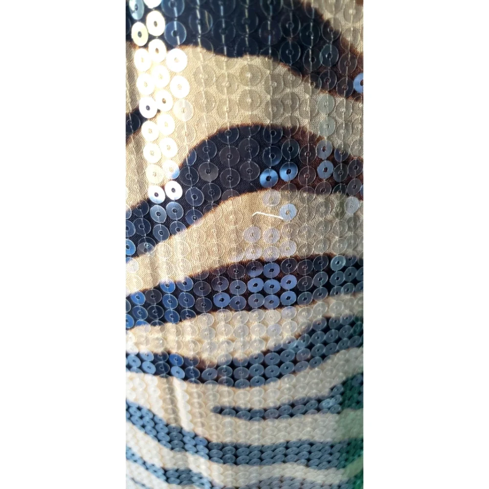 42. J.Crew Gwyneth sequin slip dress in zebra stripe - Picture 9 of 9